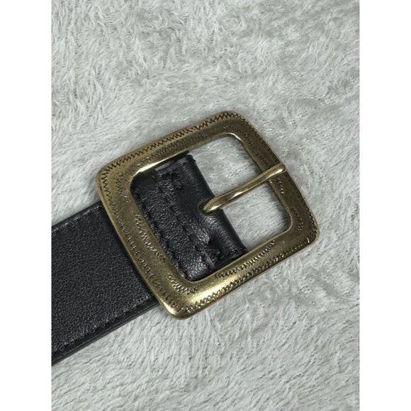 Kate Cate Western Style Calfskin Leather Belt With Fringe - Made In Italy - XS 2 main image 8